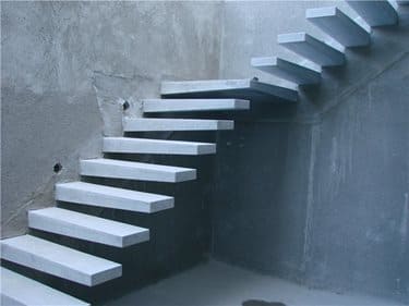 floating concrete stairs designs calgary